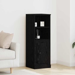 Bufet Stejar Negru 36 x 35.5 x 103.5 cm Lemn compozit GartenMobel Dekor