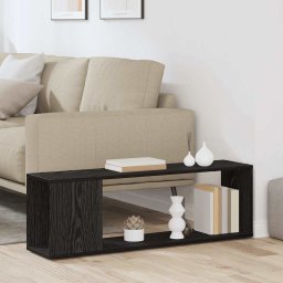 Set comoda TV Pe perete Negru 100 x 24 x 63 cm Lemn compozit GartenMobel Dekor