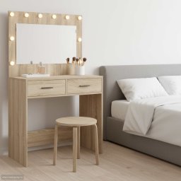 Birou de Toaleta Stejar sonoma 78,5 x 41 x 135 cm Lemn compozit GartenMobel Dekor
