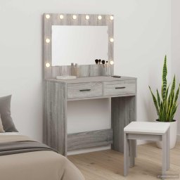 Birou de Toaleta sonoma gri 78,5 x 41 x 135 cm Lemn compozit GartenMobel Dekor
