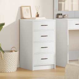 Bufet cu sertar Alb 40 x 41 x 75 cm Lemn compozit GartenMobel Dekor