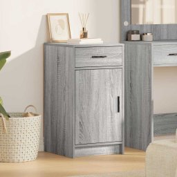 Bufet cu sertar sonoma gri 40 x 40.5 x 75 cm Lemn compozit GartenMobel Dekor