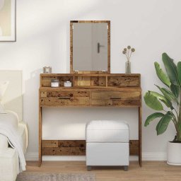 Masa de Machiaj Lemn vechi 100 x 41 x 140 cm Lemn compozit GartenMobel Dekor