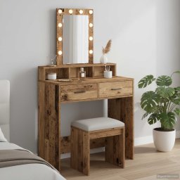 Masa de Machiaj cu sertar Maro 79 x 41 x 140 cm Lemn compozit GartenMobel Dekor
