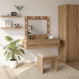 Masa de Machiaj cu sertar Maro 83 x 40 x 70 cm Lemn compozit GartenMobel Dekor