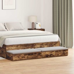 Sertare pentru pat Stejar fumuriu 140 x 36,5 x 16,5 cm GartenMobel Dekor