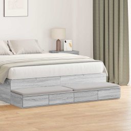 Sertare pentru pat cu sertar Gri Sonoma 140 x 36,5 x 16,5 cm GartenMobel Dekor