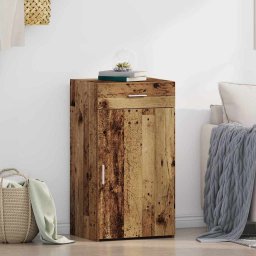 Bufet cu sertar Lemn vechi 50 x 42.5 x 93 cm Lemn compozit GartenMobel Dekor