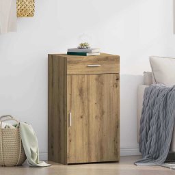 Bufet stejar artizanal 50 x 42.5 x 93 cm Lemn compozit GartenMobel Dekor