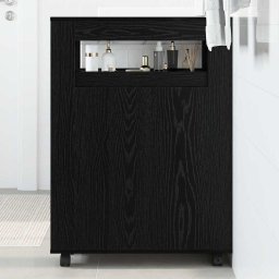 Set de mobilier pentru baie Stejar Negru 65 x 23 x 87 cm GartenMobel Dekor