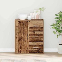 Bufet cu sertar Lemn vechi 60 x 31 x 70 cm Lemn compozit GartenMobel Dekor