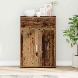 Bufet cu sertar Lemn vechi 60 x 30 x 84 cm Lemn compozit GartenMobel Dekor