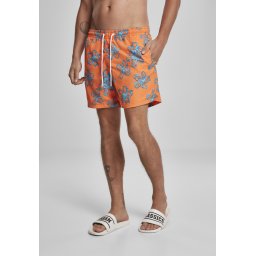 Costum de baie bărbătesc cu model floral