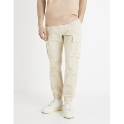 Pantaloni casual pentru barbati Celio - crem