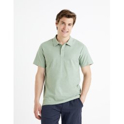 Tricouri polo pentru barbati Celio - gri deschis