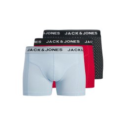 JACK & JONES Boxeri 'JACPALMTREE' albastru deschis / roșu / negru
