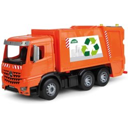 LENA WORXX Garbage truck Arocs, toy vehicle (orange/silver)