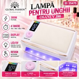 Lampa pentru unghii Global Fashion, 380W, OSANUV J80