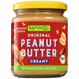 Unt de arahide cremos vegan 250g Rapunzel