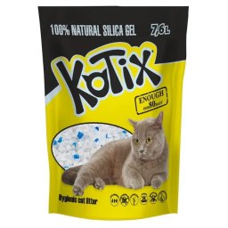 Asternut igienic pentru pisici, silicat, Kotix Normal, 7.6L, 3kg