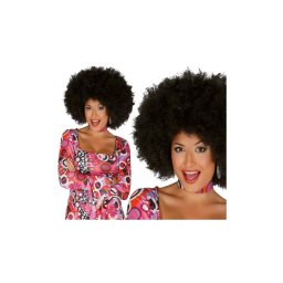 Peruca afro neagra mega