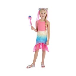 Set accesorii sirena magica pentru copii 4-10 ani
