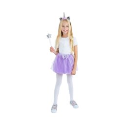 Set accesorii unicorn mov pentru copii 4-10 ani