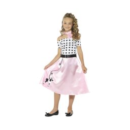 Costum carnaval copii anii 50 fata Poodle 10-12 ani