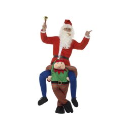 Costum Craciun barbati in carca spiridusului marime unica
