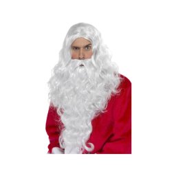 Set Mos Craciun peruca si barba alba