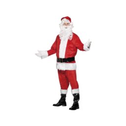 Costum Craciun barbati Mos Craciun din plus L 50-52