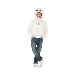 Costum Halloween copii monstru alb unisex 7-9 ani