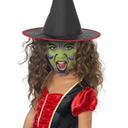 Machiaj Halloween vrajitoare fata corp