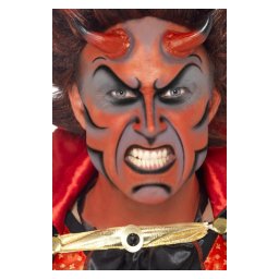 Kit machiaj Halloween diavol cu coarne
