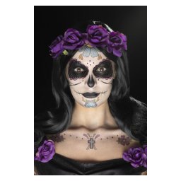 Kit machiaj Halloween Day of the Dead floricele