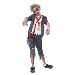 Costum Halloween copii elev zombie 7-9 ani