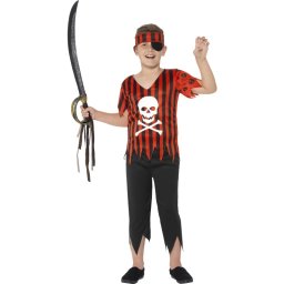 Costum carnaval copii Pirat cu craniu 7-9 ani