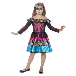 Costum Halloween copii Day of the Dead vesel 7-9 ani