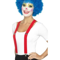 Bretele clown rosii