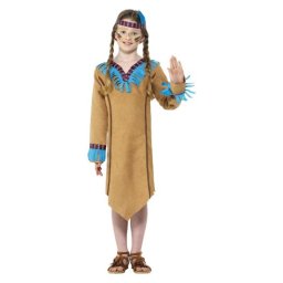 Costum carnaval copii indianca maro 10-12 ani