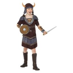 Costum carnaval copii viking fata 10-12 ani