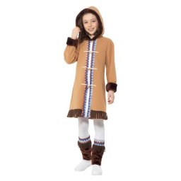 Costum carnaval copii fata eschimos 7-9 ani