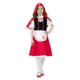 Costum carnaval copii Scufita Rosie 7-9 ani