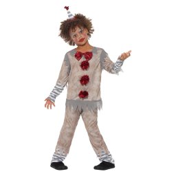 Costum Halloween copii baiat clown vintage 7-9 ani