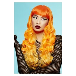 Peruca profesionala de sirena Manic Panic® Psychedelic Sunrise™