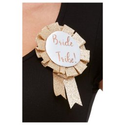 Rozeta petrecerea burlacitelor Bride Tribe rose gold