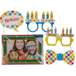 Set accesorii foto HAPPY BIRTHDAY