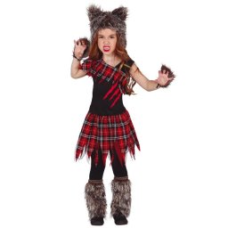 Costum Halloween copii lupoaica fioroasa 7-9 ani
