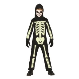 Costum Halloween copii schelet fosforescent 5-6 ani