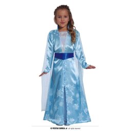 Costum carnaval copii Printesa Ghetii bleu 5-6 ani